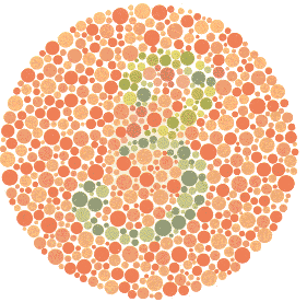 Ishihara Color Blindness Test Plate 5