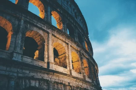 Colosseum - Historical landmark in Rome, Italy