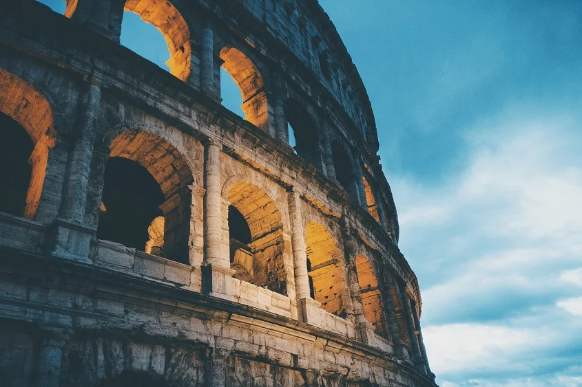 Colosseum - Historical landmark in Rome, Italy